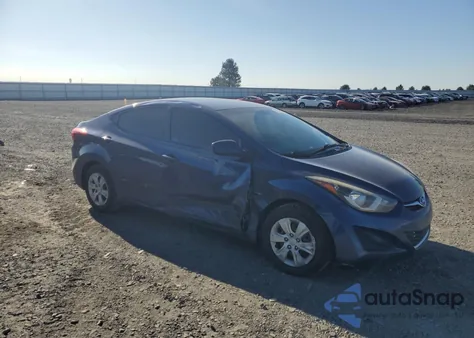 2016 Hyundai Elantra Se from USA, damaged, VIN 5NPDH4AE0GH771485